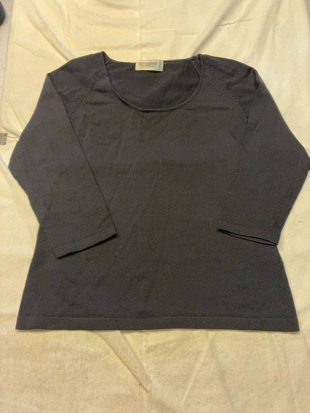 Holt Renfrew Collection Black Knit Sweater Size S/P